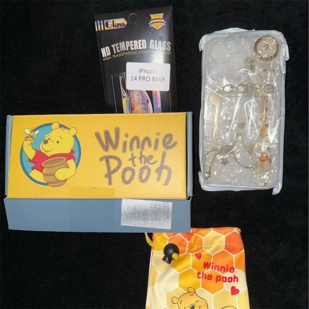 Disney Winnie the Pooh Phone Care Package iPhone 14 Pro Max no stand or lanyard‎